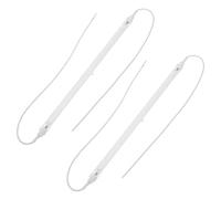 FUTUREORYY 2 Pièces Lot de 2 Tubes Chauffants en Quartz Dépolie 23 Cm pour Radiateur Tubulaire Électrique Infrarouge, Élément Chauffant Silencieux de Remplacement pour Chauffage D’appoint