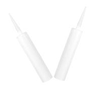 FUTUREORYY 2 Pièces Lot de Tubes Vides de Calfeutrage Réutilisables Plastique Bouteilles Applicatrices Pratiques pour Colle Liquide Peinture Huile et Silicone Petit Flacon Doseur Précis pour