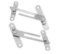 FUTUREORYY 2 Pièces Lot Limiteurs de Fenêtre Réglables Acier Inoxydable Dispositif de Sécurité pour Ventilation Contrôlée et Protection Garçon Fille Verrouillage pour Fenêtres Coulissantes et