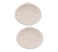 FUTUREORYY 2 Pièces Nid Suspendu Coton Tressé pour Oiseaux Petits Nid Élevage Fait Main pour Perruches, Diamants, Canaris et Calopsittes Confortable et Facile à Nettoyer