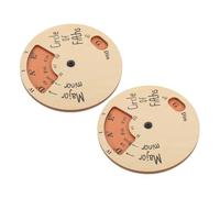 FUTUREORYY 2 pièces Outil de Bois Roue des Résistante pour Musiciens Accessoire Polyvalent pour Théorie Musicale et Apprentissage Piano