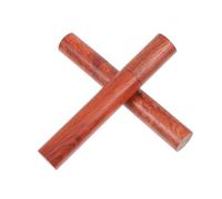 FUTUREORYY 2 pièces Tube à bâtons Bois de Palissandre Rangement Naturel Compact pour et Portable pour Maison Voyage et Bureau