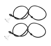 FUTUREORYY 2 pièces Tuyau de Rallonge pour Pompe à Air Au Gel avec Adaptateurs pour Valves Presta et Accessoire Polyvalent pour Gonflage Rapide de Pneus et Ballons