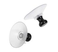 FUTUREORYY 2 pièces Ventouse Aluminium Outil Ouverture et Démontage Écran Plat pour Téléphone Portable Compatible avec Écrans LCD et Verres Trempés Noir