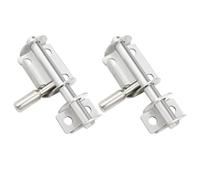 FUTUREORYY 2 pièces Verrous de Porte Acier Inoxydable Renforcés Loquets Coulissants Antirouille pour Sécurité Domestique et Fenêtres