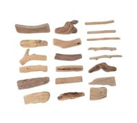 FUTUREORYY 20 Morceaux de Bois Flotté Naturel Polis 3-20 CM Décorations Aquarium et Loisirs Créatifs Bois Non Finition pour Bricolage Décor D’Aquarium et Projets Artistiques