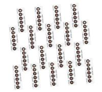 FUTUREORYY 20 Pièces Carte Indicatrice Humidité Polyvalente Testeur Humidité Compact Réutilisable pour Circuits Imprimés et Stockage Détection Précise de Lhumidité Intégration Facile pour