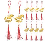 FUTUREORYY 20 Pièces Décor Suspendu Chinois Ornements De Pendentifs De Bonne Année Ornements du Festival du Printemps Richesse Chinois