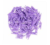 FUTUREORYY 200pièces Pinces Photo Miniatures Bois Naturel avec Corde De Mini Pinces à Linge pour Décoration Murale Accrocher Photos Et Mémos Coloris pour Arts Créatifs Et Collages