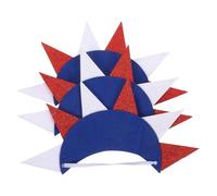 FUTUREORYY 3 Pièces Bandeaux Statue Liberté Tissu Non Tissé Bandeaux Élastiques Patriotiques pour Fête Du Juillet Accessoires Légers et Confortables pour Costume Indépendance