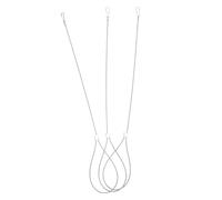 FUTUREORYY 3 pièces Câble Loquet de Porte Acier Inoxydable Tendeur Flexible et Ajustable pour Portail Clôture et Porte de Grange Câble de Verrouillage pour
