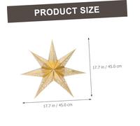 FUTUREORYY 3 pièces Lot de Abat-jours Lanternes Papier Étoile Branches Décoratives pour Suspension Protection et Design Chic pour Chambre et Événements