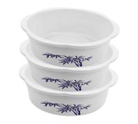 FUTUREORYY 3 pièces Lot de Bols Plantes Hydroponiques Étanches Plastique Pots Ronds sans Perforation pour Fleurs de Lotus et Lys Décor Créatif Intérieur pour Bonsaïs et Jardin Compact