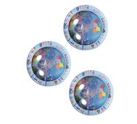 FUTUREORYY 3 Pièces Tapis Eau pour Animaux Tapis de Refroidissement Épais pour Chats et Petits Animaux Lit Eau Sensoriel avec Motifs Marins Rafraîchissant et Portable pour Usage Intérieur et