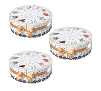 FUTUREORYY 30 Pièces Boîte Cadeau Triangle Forme Part de Gâteau Boîte Bonbon Eid Mubarak Colorée pour Fêtes Ramadan Mariage et Anniversaires Emballage Papier Festif pour Cadeaux