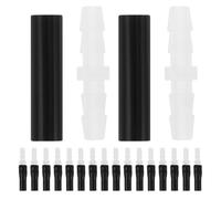 FUTUREORYY 30pcs Raccords d'air Comprimé pour Aquarium en Plastique, Protection Anti-Fuite et Prévention Déconnexion des Tubes pour Aquariums d'eau Douce Domestiques