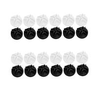 FUTUREORYY 30pièces Connecteurs pour Cages Animaux Boucles Fixes Plastique Résistant Noir Blanc Assemblage Facile pour Enclos Et Supports Pots De Fleurs