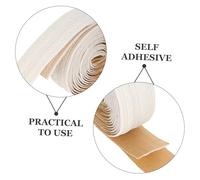 FUTUREORYY 4 Pièces Bordure Murale Autocollante Mousse Pe Moulure Décorative Flexible et Auto Adhésive pour Plinthes Plafonds et Murs Isolation Phonique et Installation Facile Lot
