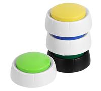 FUTUREORYY 4 pièces Boutons de Communication pour Chien Boutons Parlants Interactifs pour Entraînement et Communication Animale Enregistrement Vocal pour Chiots et Animaux Couleur Aléatoire