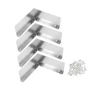 FUTUREORYY 4 pièces Déflecteurs de Pluie Aluminium pour Toit Maison Protection Éclaboussures Gouttières Dangle Courbée Prévention Dommages Eau et