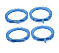 FUTUREORYY 4 Pièces Kit de Pneus PVC pour Nettoyeur de Piscine Pneus Avant et Arrière de Rechange pour Robots de Nettoyage Accessoires Stables et Durables pour Entretien de Piscine