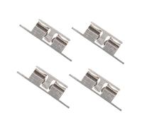 FUTUREORYY 4 Pièces Loqueteau Bille Laiton Loqueteau à Billes avec Vis Loquet de Porte pour Armoire Placard Meuble Résistant Corrosion Finition Polie