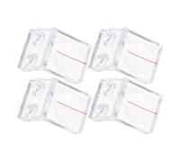 FUTUREORYY 4 pièces Loupe Grossissante pour Scie à Table avec Double Fixation Déflecteur Plastique Transparent pour Précision Du Travail Du Bois de Robustes et Durables