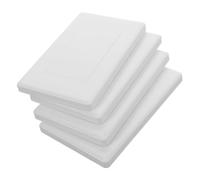 FUTUREORYY 4 pièces Plaques de Protection Murales pour Boîtes de Dérivation Électriques Lot de Cache Prises Encastrées Plaque Cache Petite Facile à Installer Couverture Murale pour Boîtier
