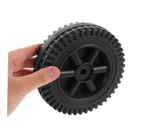 FUTUREORYY 4 Pièces Roues de Rechange pour Barbecue Plastique Soufflé de Roues Directionnelles Robustes pour Chariot de Cuisson Extérieur