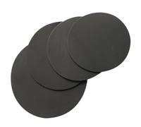 FUTUREORYY 4 pièces Set de Tapis de Sourdine pour Batterie Mousse Silencieux et Résistants à Usure pour Pratique et Entraînement des Batteurs Débutants et Confirmés