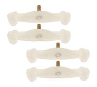 FUTUREORYY 4 Pieds de Repose-épaule Antidérapants pour Violon Tailles 1/4-1/8 en Caoutchouc, Coussin de Support Confortable, Accessoire de Remplacement pour Violonistes Débutants