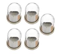 FUTUREORYY 5 Ensembles Dômes Verre Transparent avec Plateau pour Micro Paysage DIY Plateau Clair pour Décoration Intérieure et Extérieure pour Créations Artisanales