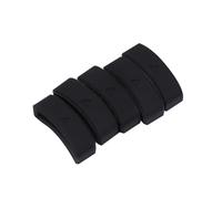 FUTUREORYY 5 pièces Anneaux Silicone pour Bracelet de Montre Boucle Mobile et Flexible Accessoires Compatibles Montre Sportive Passant Maintien Bracelet Silicone 5pcs 22mm