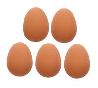 FUTUREORYY 5 pièces Jouets pour Chiens Œufs Simulés Rebondissants Caoutchouc à Mordre Élastique pour Chiots Interaction et Divertissement Couleur