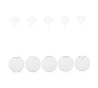 FUTUREORYY 5 Pièces Miroir Exercice pour Betta Miroir Rond à Double Face avec Boule Flottante Accessoire Stable et Décoratif pour Enrichissement et Fitness des Poissons Aquarium