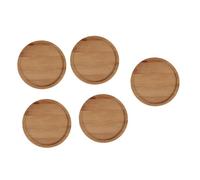 FUTUREORYY 5 pièces Set de Supports pour Pots de Fleurs Ronds de Protection pour Jardinières et Accessoires Anti-Fuite pour Usage Intérieur et Extérieur