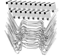FUTUREORYY 50ensemble Clips De Fixation pour Structures De Verre w Et z Résistants Aux Intempéries