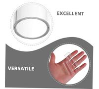FUTUREORYY 6 Pièces Glass Guitar Lightweight Durable Finger Sliders For Electric Acoustic Guitar Blues Jazz Rock Performance