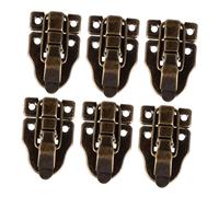 FUTUREORYY 6 pièces Loquet Boîte Vintage Fer Verrouillage Pratique pour Coffrets Bijoux Boîtes Meubles Anciens et Coffrets Cadeaux