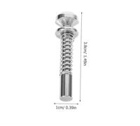 FUTUREORYY 6 Pièces Loqueteau Ressort pour Lit Verrou à Ressort Solide et Polyvalent Remplacement pour Portes Fenêtres et Meubles Kit Complet pour Lits Denfants et Berceaux