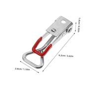 FUTUREORYY 6 pièces Serrage Réglable Loqueteau à Dégagement Rapide pour Porte Coffre Boîte Fermeture Solide et Ajustable pour Usage Manuel