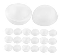 FUTUREORYY 6pièces Boules Polystyrène Creuses Blanches Mousse pour Bricolage Sphères Rondes Idéales pour Décorations Et Arts Créatifs