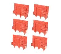 FUTUREORYY 6pièces Clôture De Jardin Plastique pour Plantes Clôture De Jardinage Artificielle Facile à Assembler