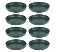 FUTUREORYY 8 Pièces Bac à Goutte Plantes D'intérieur Soucoupe pour Plantes De Jardin Plateau De Pot De Fleur Fournitures De Jardin Petite Soucoupe Végétale Bac à Fond en Pot Green