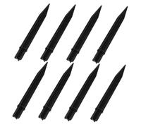 FUTUREORYY 8 pièces Piquets de Terre pour Éclairage Extérieur Lot de Piquets pour Lumières Solaires de Jardin Supports Compatibles avec Torches Spots et Lampes de Chemin Adaptés à Pelouse