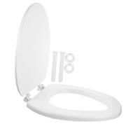FUTUREORYY Abattant Wc EVA Doux et Siège de Toilette Remplaçable pour Salle de Bain Installation Facile Design Minimaliste Blanc Compatible Ménage et Hôtel