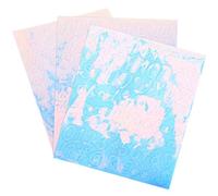 FUTUREORYY Autocollants Lettres Métalliques Adhésifs 3 Pièces Vinyle Holographique Étanche Décorations Multi-Usages pour Boîte aux Lettres et Bouteilles Autocollants Résistants pour Usage