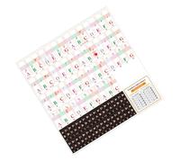 FUTUREORYY Autocollants pour Clavier de Piano Touches Étiquettes de Notes de Musique Transparentes pour Débutants Autocollants Clavier Amovibles sans Résidu