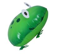 FUTUREORYY Ballon Grenouille Marcheur Gonflable Aluminium Métallisé Kit Fête Animaux Garçon et Filles Décoration Interactive Anniversaire