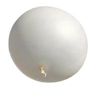 FUTUREORYY Ballon Météorologique Géant Blanc 336 Pouces 1000 G en Latex pour Fête Décoration Événementielle et Surveillance Atmosphérique Professionnelle